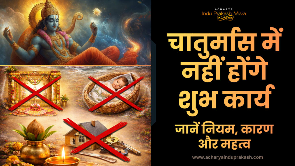 चातुर्मास में नहीं होंगे शुभ कार्य