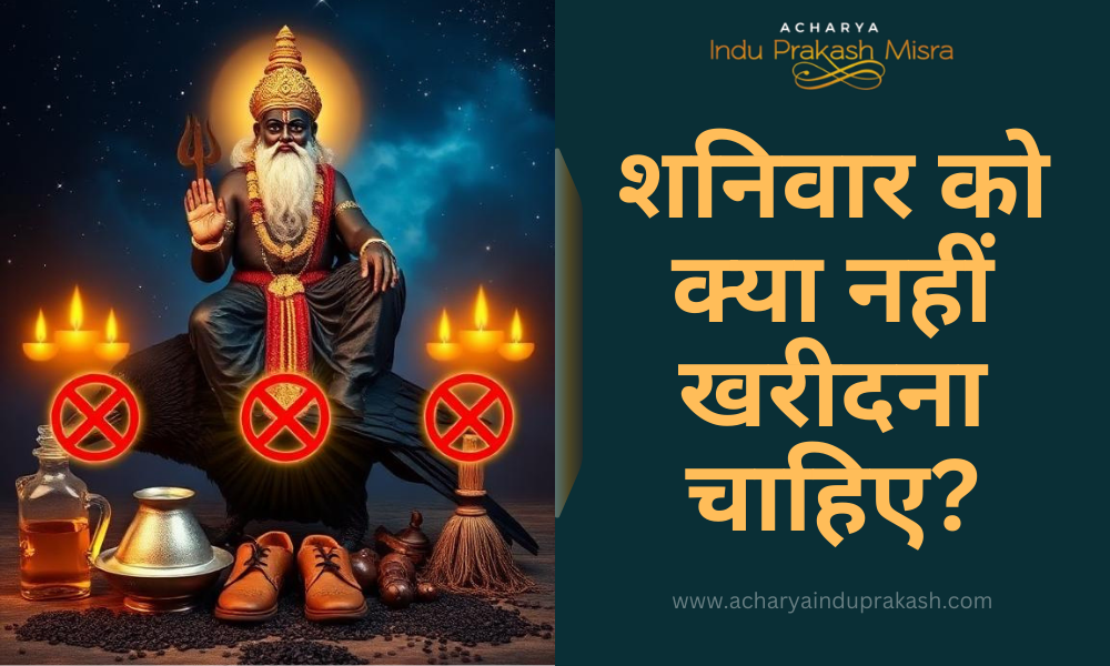 शनिवार के दिन इन चीजों की खरीदारी