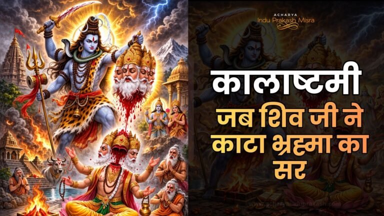 जब शिव जी ने काटा भ्रह्मा का सर कालाष्टमी
