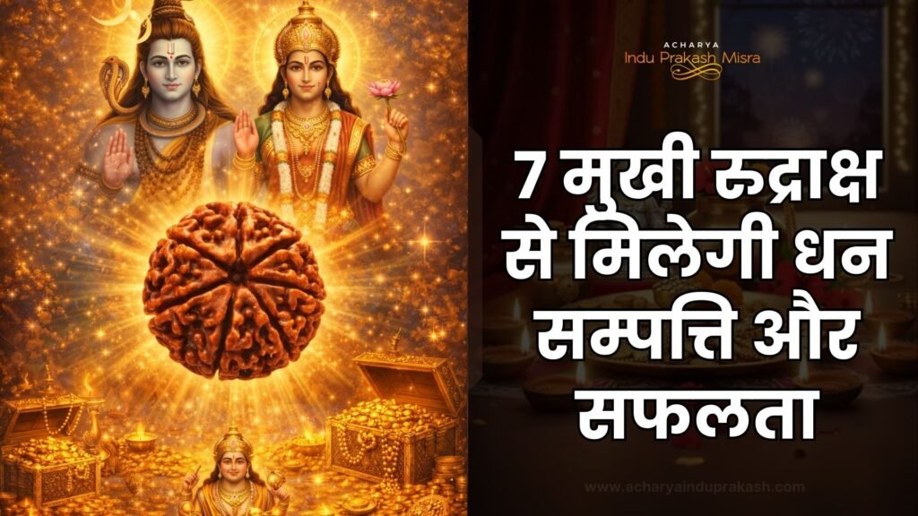 7 मुखी रुद्राक्ष से मिलेगी धन सम्पत्ति और सफलता