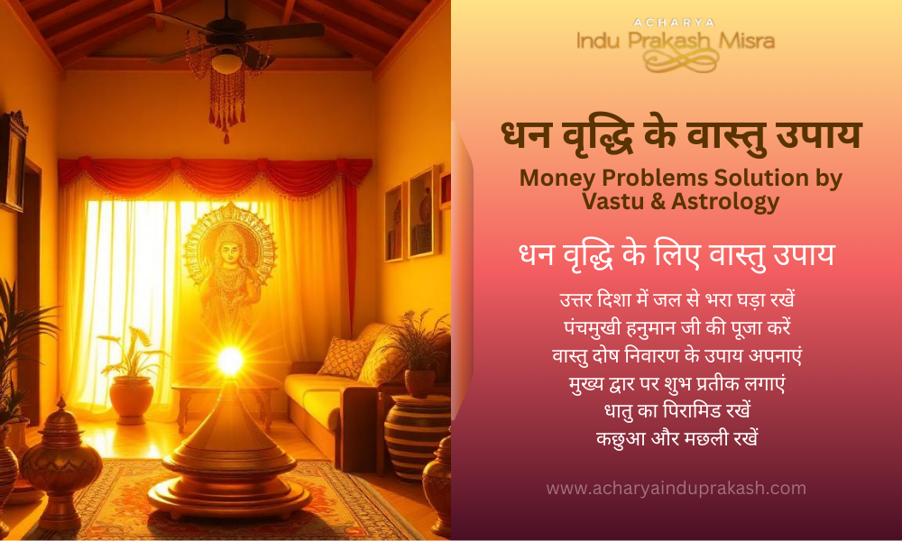 धन वृद्धि के वास्तु उपाय Money Problems Solution by Vastu & Astrology
