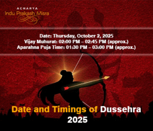 Date and Timings of Dussehra 2025