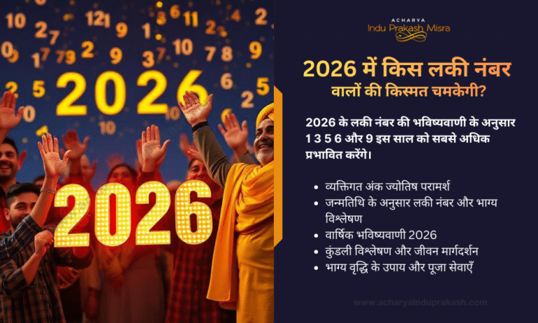 2026 में किस लकी नंबर