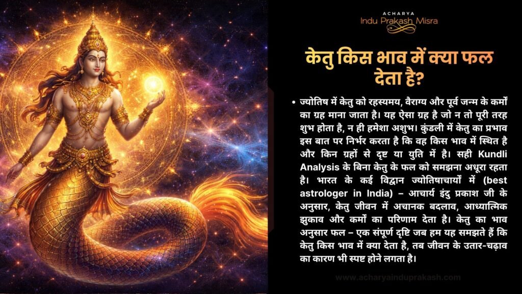 केतु किस भाव में क्या फल देता है