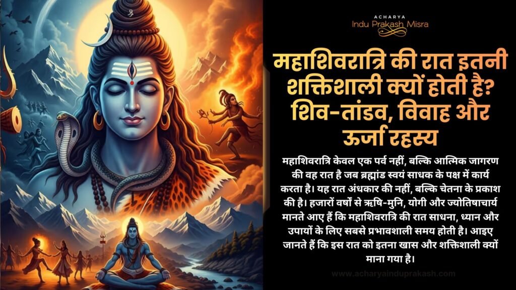 महाशिवरात्रि का आध्यात्मिक रहस्य