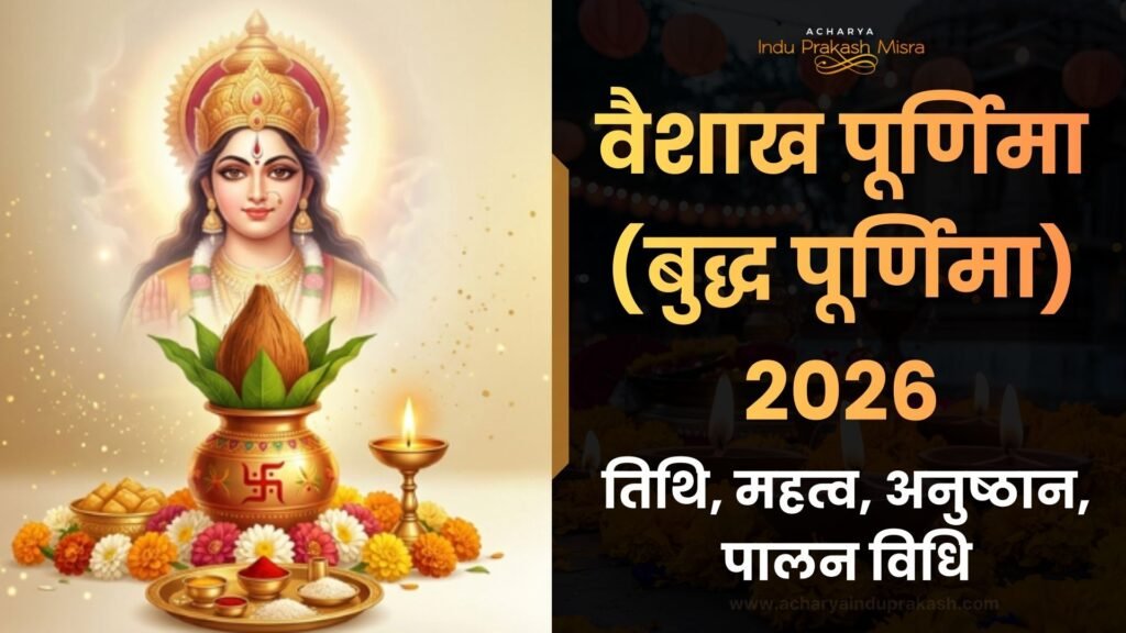 वैशाख पूर्णिमा (बुद्ध पूर्णिमा) 2026 तिथि