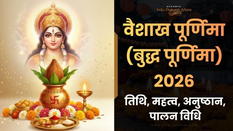 वैशाख पूर्णिमा (बुद्ध पूर्णिमा) 2026 तिथि