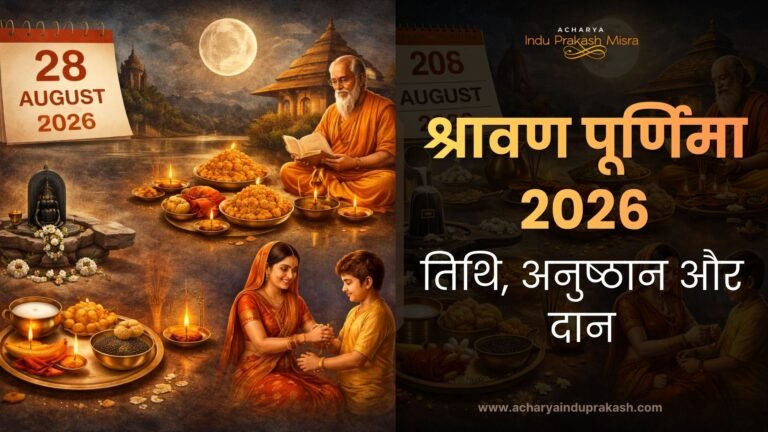 श्रावण पूर्णिमा 2026 तिथि