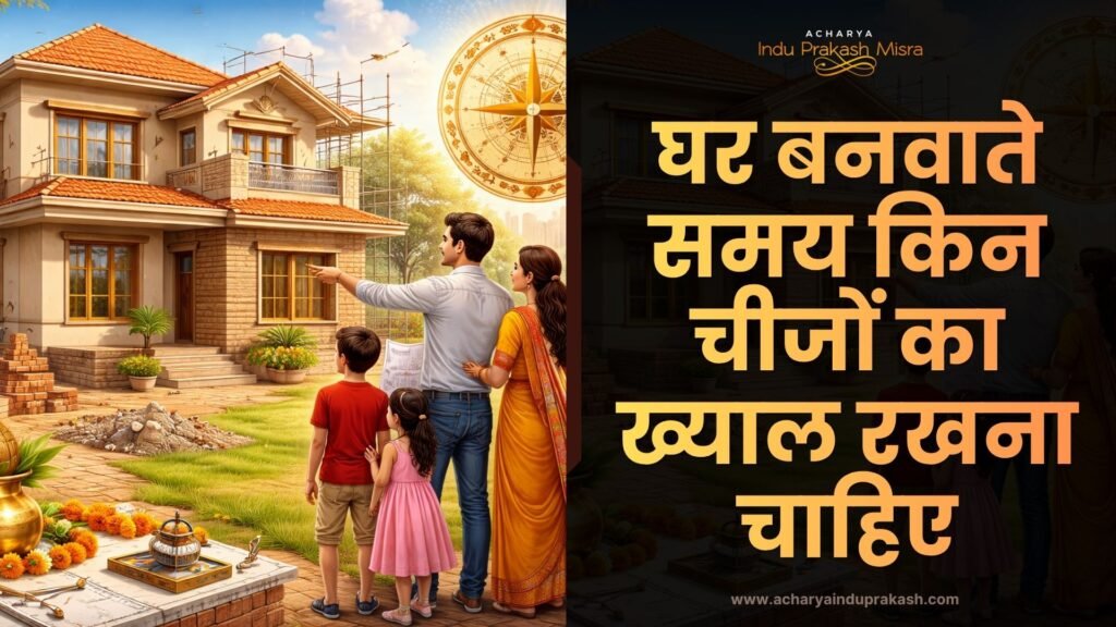 घर बनवाते समय किन चीजों का ख्याल रखना चाहिए
