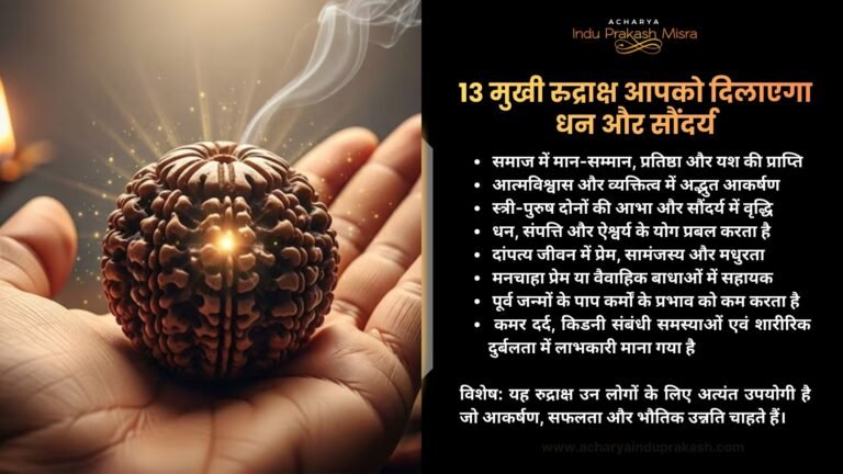 13 मुखी रुद्राक्ष