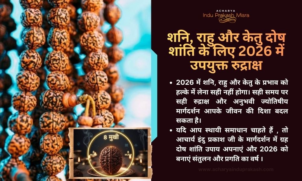 Shani Rahu Ketu Dosha Remedies 2026 | Best Rudraksha & Kundli Analysis