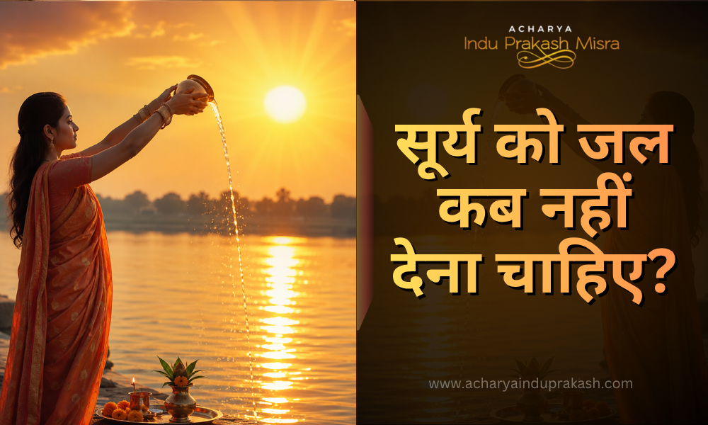 सूर्य को जल कब नहीं देना चाहिए