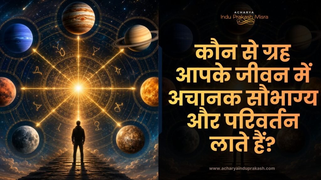 कौन से ग्रह आपके जीवन में अचानक सौभाग्य और परिवर्तन लाते हैं