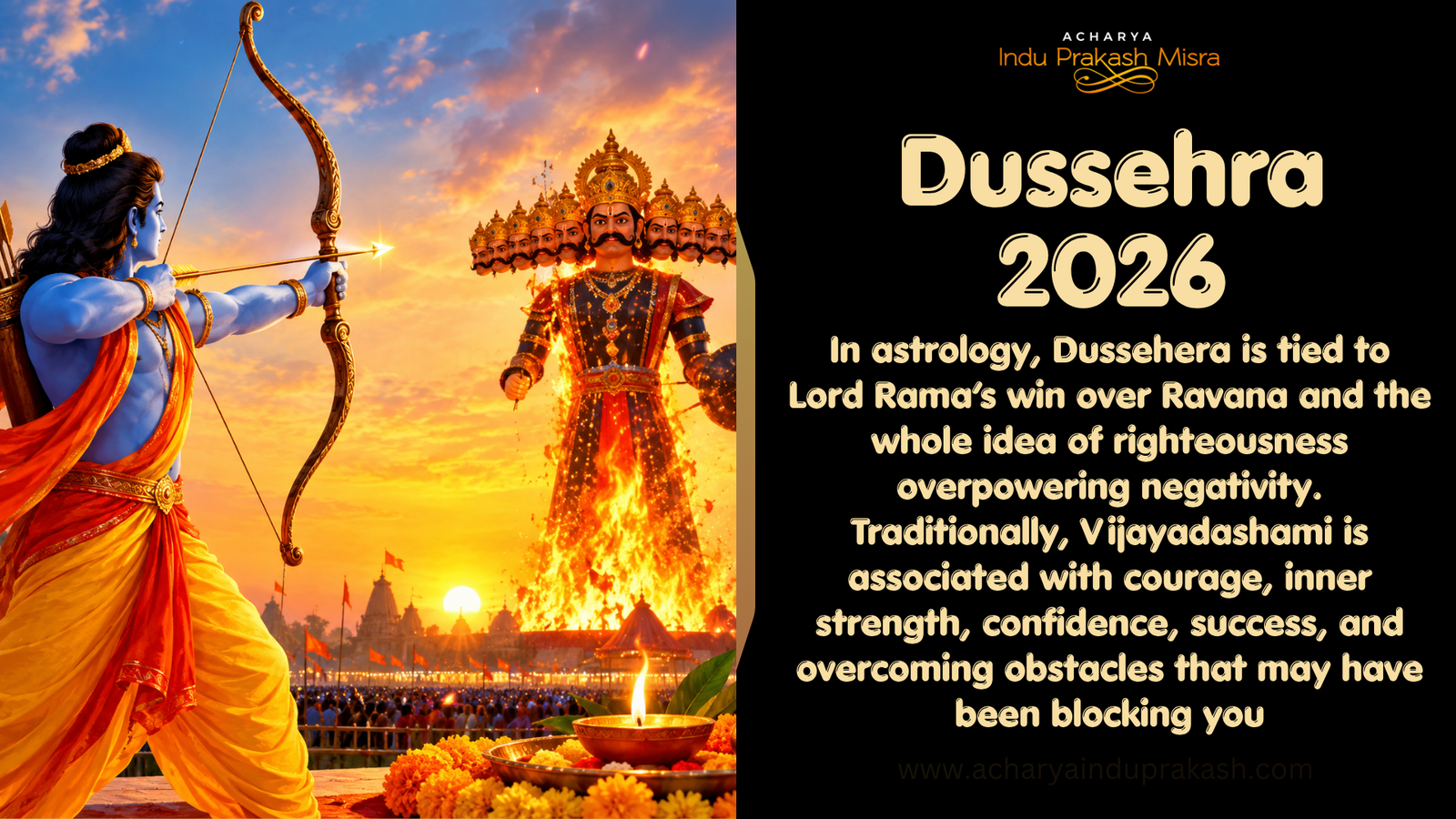 Dussehra 2026: Date, Timings, and Significances