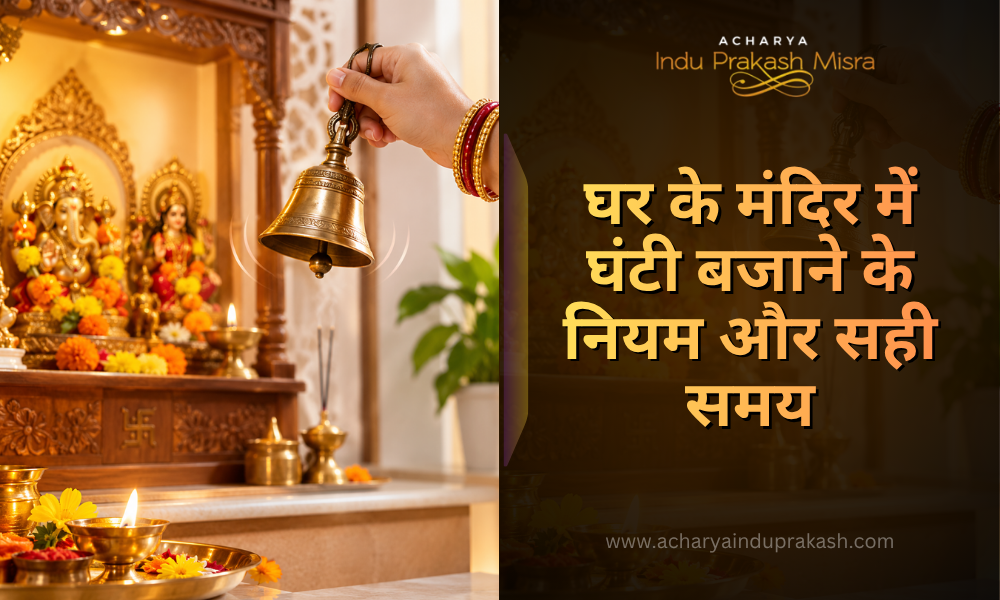 घर के मंदिर में घंटी कब और कैसे बजानी चाहिए? जानें पूजा के जरूरी नियम