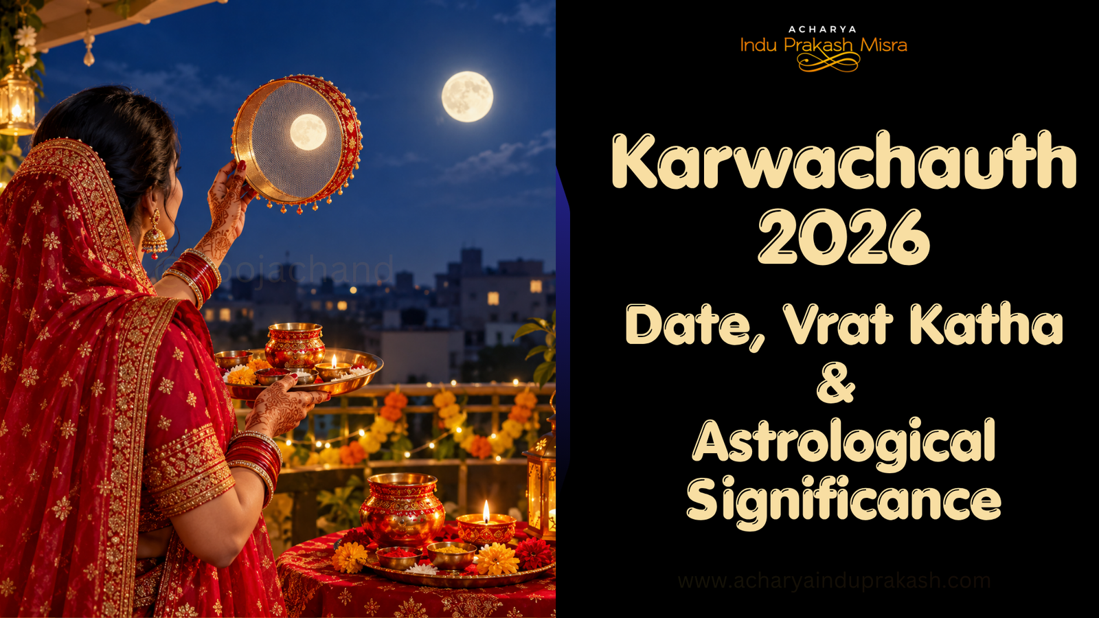 Karwa Chauth 2026: Date, Vrat Katha & Astrological Significance